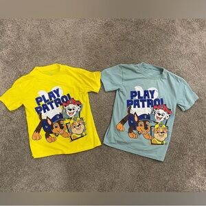 Boys Paw Patrol Play Patrol Shirts size 5/6